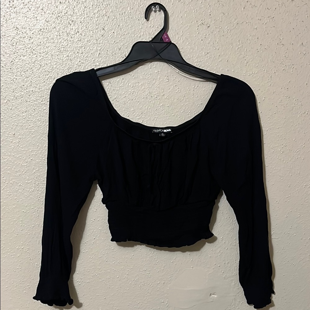Elegant Black Women's Top